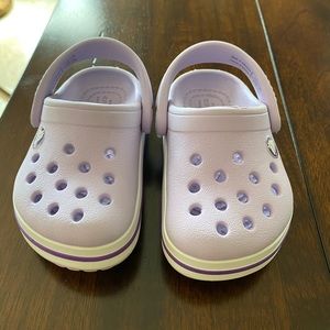 Lavender Toddler Crocs C4